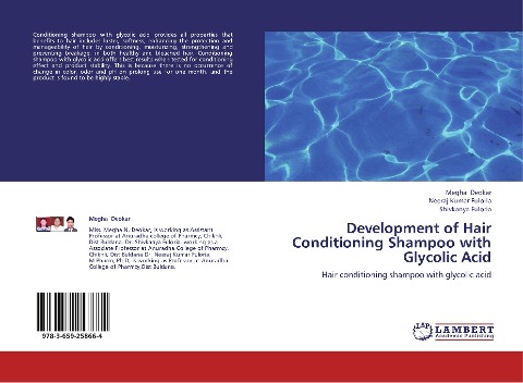 Development of Hair Conditioning Shampoo with Glycolic Acid: Hair conditioning shampoo with glycolic acid