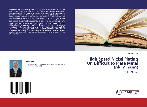 High Speed Nickel Plating On Difficult to Plate Metal (Aluminium): Nickel Plating