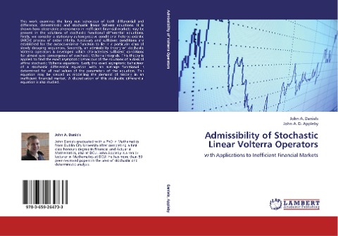Admissibility of Stochastic Linear Volterra Operators: with Applications to Inefficient Financial Markets