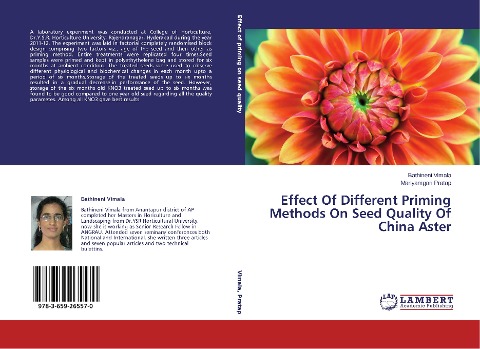 Effect Of Different Priming Methods On Seed Quality Of China Aster