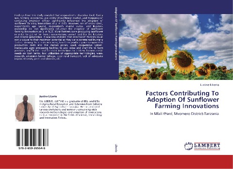 Factors Contributing To Adoption Of Sunflower Farming Innovations: In Mlali Ward, Mvomero District-Tanzania