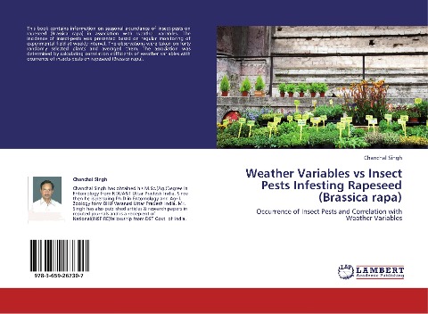 Weather Variables vs Insect Pests Infesting Rapeseed (Brassica rapa): Occurrence of Insect Pests and Correlation with Weather Variables