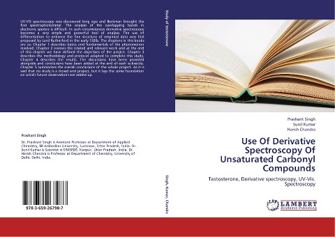 Use Of Derivative Spectroscopy Of Unsaturated Carbonyl Compounds: Testosterone, Derivative spectroscopy, UV-Vis. Spectroscopy