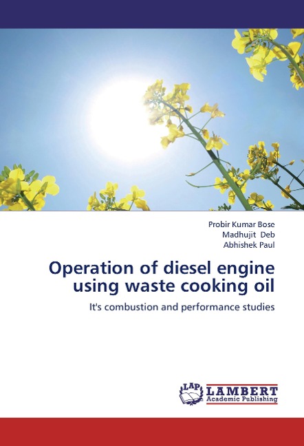 Operation of diesel engine using  waste cooking oil: Its combustion and performance studies