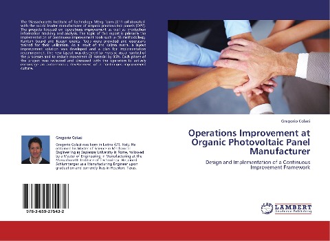 Operations Improvement at Organic Photovoltaic Panel Manufacturer: Design and Implementation of a Continuous Improvement Framework