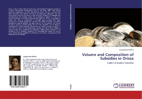 Volume and Composition of Subsidies in Orissa: Explicit & Implicit Subsidies