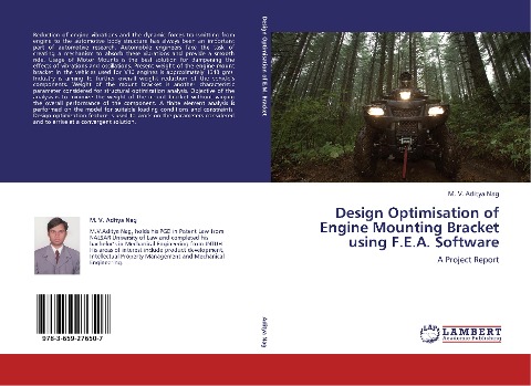Design Optimisation of Engine Mounting Bracket using F.E.A. Software: A Project Report