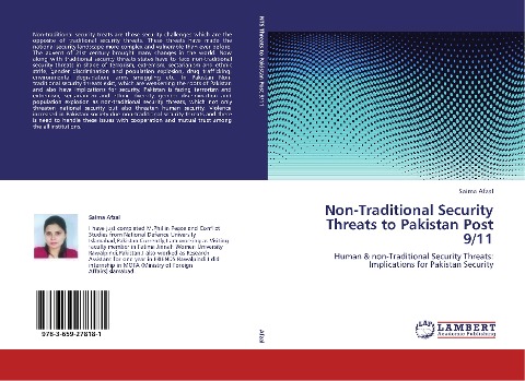Non-Traditional Security Threats to Pakistan Post 9/11: Human & non-Traditional Security Threats: Implications for Pakistan Security
