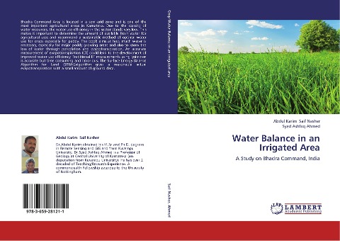Water Balance in an Irrigated Area: A Study on Bhadra Command, India