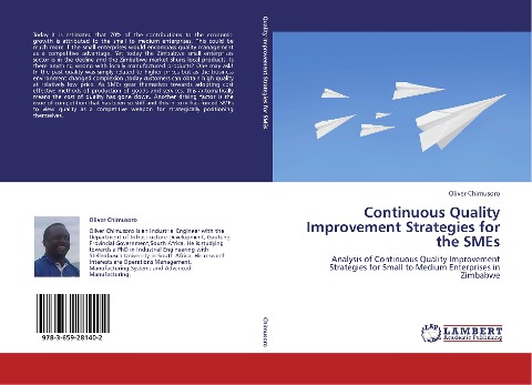 Continuous Quality Improvement Strategies for the SMEs: Analysis of Continuous Quality Improvement Strategies for Small to Medium Enterprises in Zimbabwe