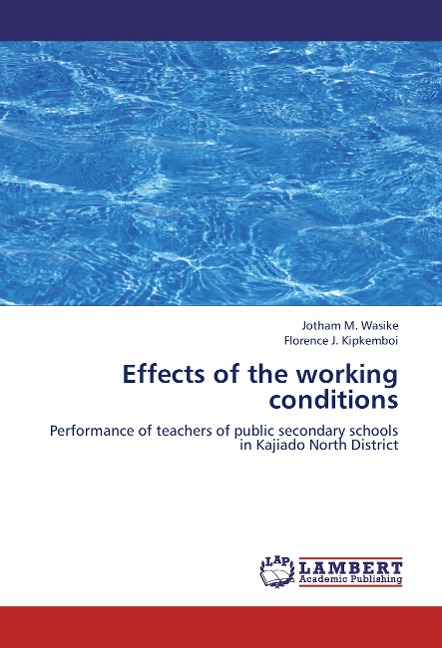 Effects of the working conditions: Performance of teachers of public secondary schools in Kajiado North District