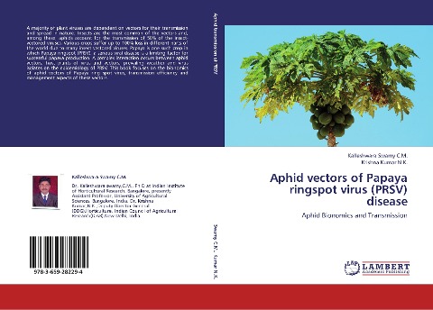 Aphid vectors of Papaya ringspot virus (PRSV) disease: Aphid Bionomics and Transmission