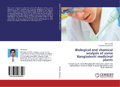 Biological and chemical analysis of some Bangladeshi medicinal plants: Screening of some Bangladeshi medicinal plants for antioxidant, antimicrobial, insecticidal activity and their chemical