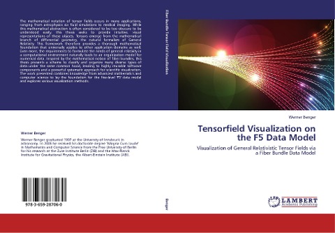 Tensorfield Visualization on the F5 Data Model: Visualization of General Relativistic Tensor Fields via a Fiber Bundle Data Model