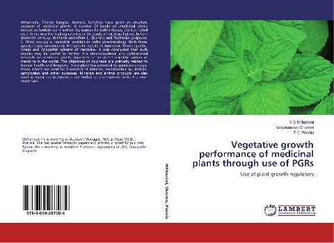 Vegetative growth performance of medicinal plants through use of PGRs: Use of plant growth regulators