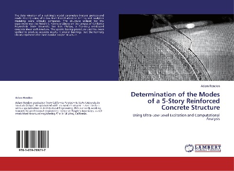 Determination of the Modes of a 5-Story Reinforced Concrete Structure: Using Ultra-Low Level Excitation and Computational Analysis