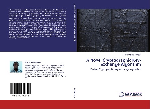 A Novel Cryptographic Key-exchange Algorithm: Kesters Cryptographic Key-exchange Algorithm
