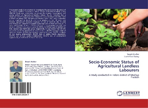 Socio-Economic Status of Agricultural Landless Labourers: A Study conducted in Indore district of Madhya Pradesh
