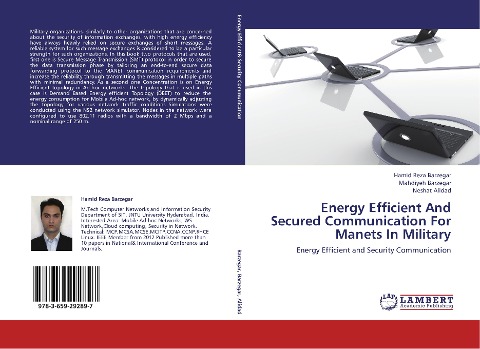 Energy Efficient And Secured Communication For Manets In Military: Energy Efficient and Security Communication