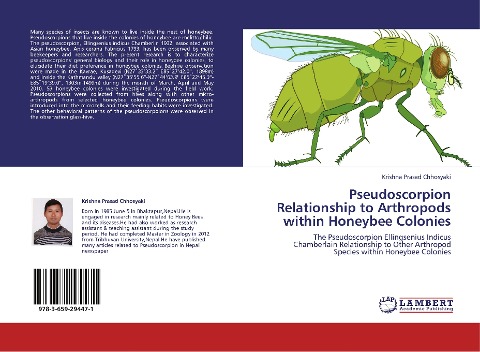 Pseudoscorpion Relationship to Arthropods within Honeybee Colonies: The Pseudoscorpion Ellingsenius Indicus Chamberlain Relationship to Other Arthropod Species within Honeybee Colonies