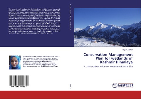 Conservation Management Plan for wetlands of Kashmir Himalaya: A Case Study of Hokera or Hokersar A Ramsar Site