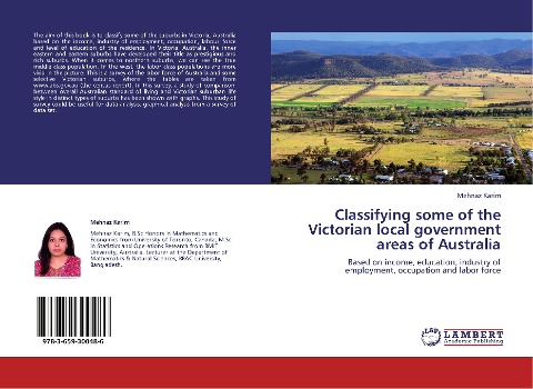 Classifying some of the Victorian local government areas of Australia: Based on income, education, industry of employment, occupation and labor force