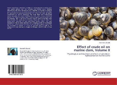 Effect of crude oil on marine clam, Volume II: Physiological and biochemical effects of petroleum hydrocarbon on marine clams