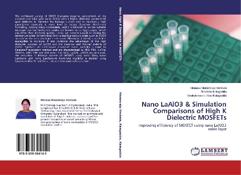 Nano LaAlO3 & Simulation Comparisons of High K Dielectric MOSFETs: Improving efficiency of MOSFET using nano LaAlO3 oxide layer