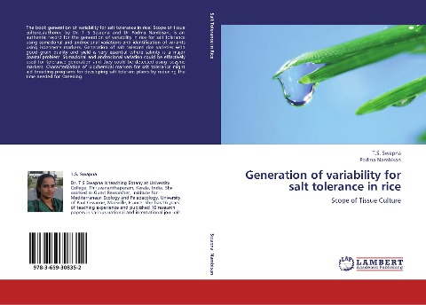 Generation of variability for salt tolerance in rice: Scope of Tissue Culture