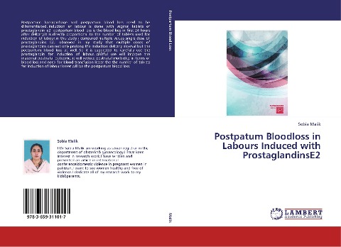 Postpatum Bloodloss in Labours Induced with ProstaglandinsE2
