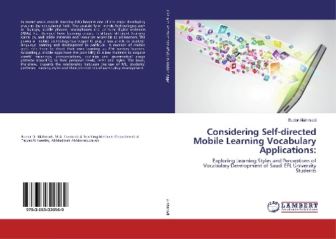 Considering Self-directed Mobile Learning Vocabulary Applications:: Exploring Learning Styles and Perceptions of Vocabulary Development of Saudi EFL University Students