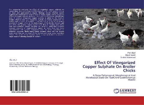 Effect Of Vinegarized Copper Sulphate On Broiler Chicks: A Gross Pathological, Morphological And Histological Study On Heart And Gastrocnemius Muscle