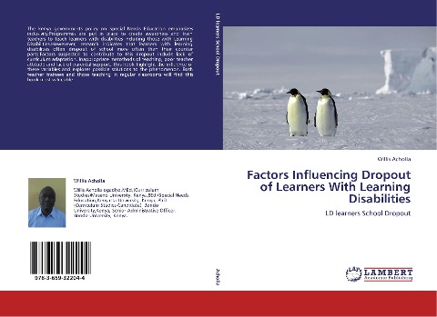 Factors Influencing Dropout of Learners With Learning Disabilities: LD learners School Dropout