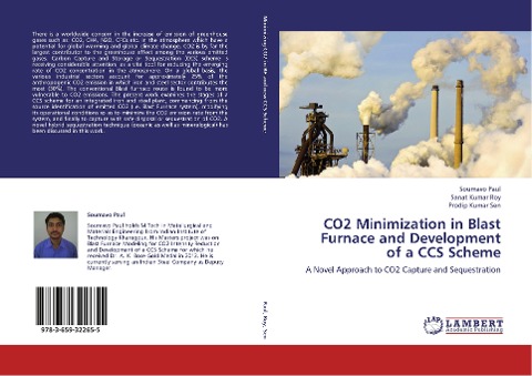 CO2 Minimization in Blast Furnace and Development of a CCS Scheme: A Novel Approach to CO2 Capture and Sequestration