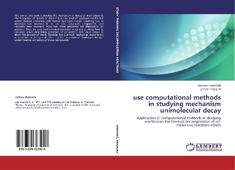 Use computational methods in studying mechanism  unimolecular decay: Application of computational methods in studying mechanism the thermal decomposition of uni molecular reactions ethers