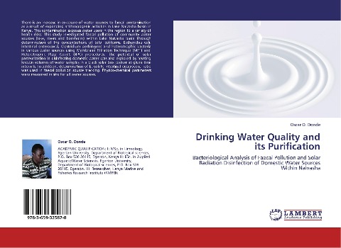 Drinking Water Quality and its Purification: Bacteriological Analysis of Faecal Pollution and Solar Radiation Disinfection of Domestic Water Sources Within Naivasha