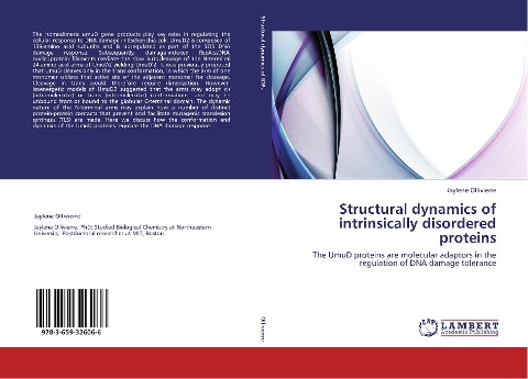 Structural dynamics of intrinsically disordered proteins: The UmuD proteins are molecular adaptors in the regulation of DNA damage tolerance