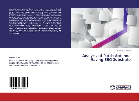 Analysis of Patch Antenna Having EBG Substrate