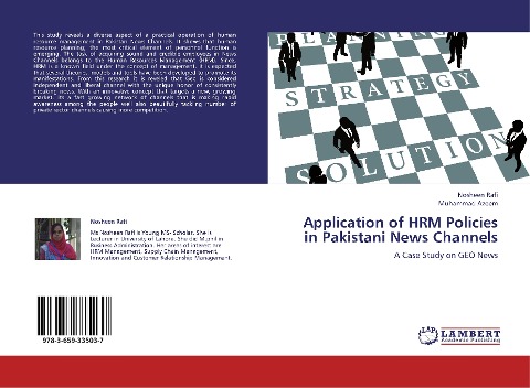 Application of HRM Policies in Pakistani News Channels: A Case Study on GEO News