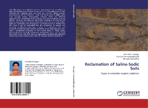 Reclamation of Saline-Sodic Soils: Gypsum amended organic materials