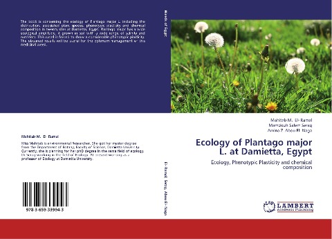 Ecology of Plantago major L. at Damietta, Egypt: Ecology, Phenotypic Plasticity and chemical composition