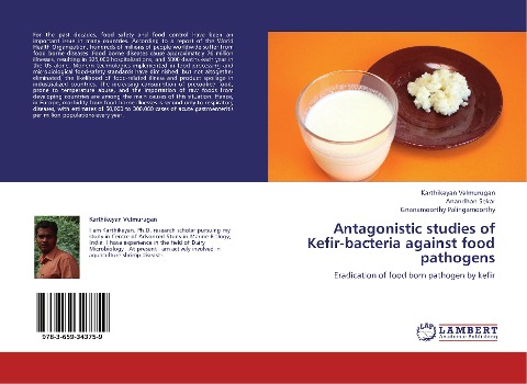 Antagonistic studies of Kefir-bacteria against food pathogens: Eradication of food born pathogen by kefir