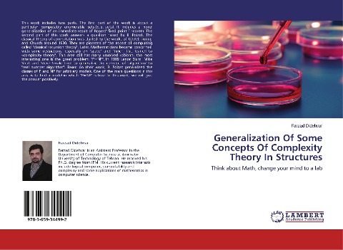 Generalization Of Some Concepts Of Complexity Theory In Structures: Think about Math, change your mind to a lab