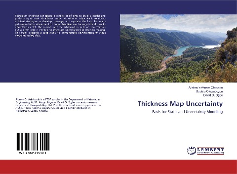 Thickness Map Uncertainty: Basis for Static and Uncertainty Modeling