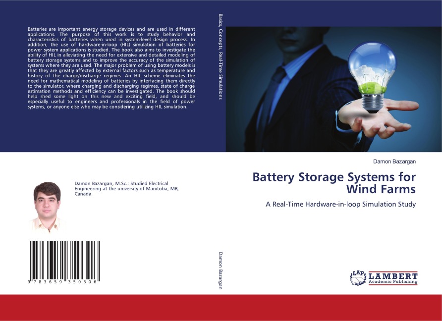 Battery Storage Systems for Wind Farms: A Real-Time Hardware-in-loop Simulation Study