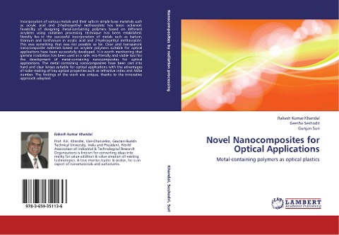 Novel Nanocomposites for Optical Applications: Metal-containing polymers as optical plastics