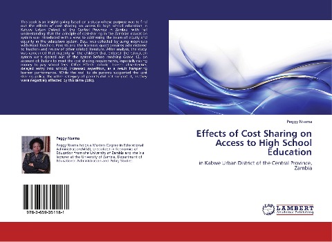 Effects of Cost Sharing on Access to High School Education: in Kabwe Urban District of the Central Province, Zambia