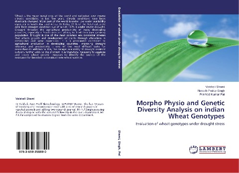 Morpho Physio and Genetic Diversity Analysis on indian Wheat Genotypes: Evaluation of wheat genotypes under drought stress