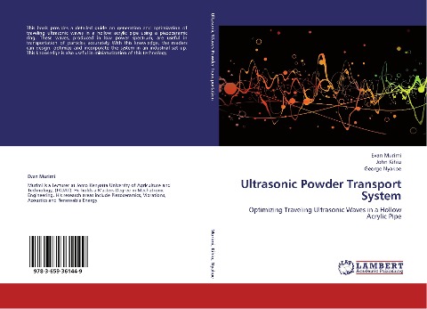 Ultrasonic Powder Transport System: Optimizing Traveling Ultrasonic Waves in a Hollow Acrylic Pipe