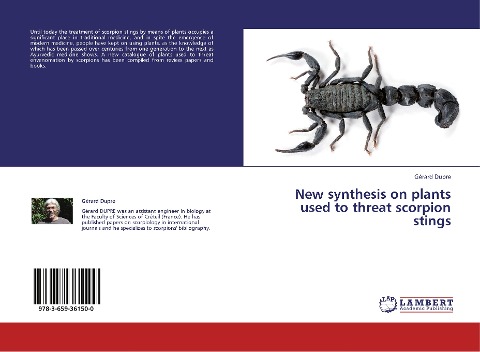 New synthesis on plants used to threat scorpion stings